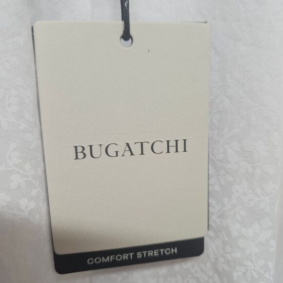 Bugatchi Classic White Dress Shirt NWT BUGATCHI SIZE XL - Picture 4 of 7
